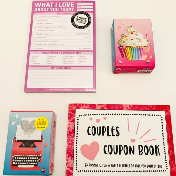 LOVE SALE!! COUPLES COUPONS - PUZZLES & NOTEPAD - Picture 1 of 1